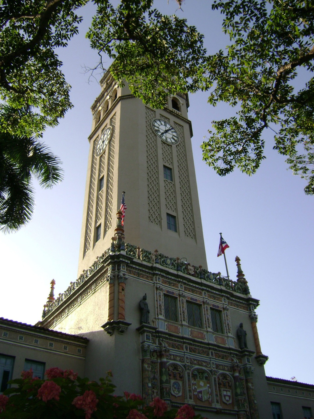 The main tower of the University of Puerto Rico in San Juan